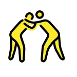 Men Wrestling SVG Icon